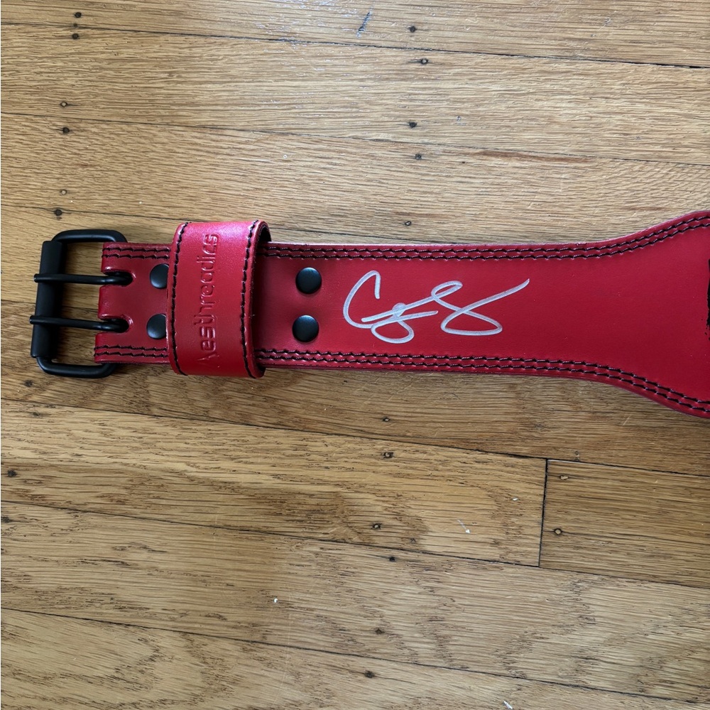 WWE Cody Rhodes American Nightmare Autographed Weightlifting Belt